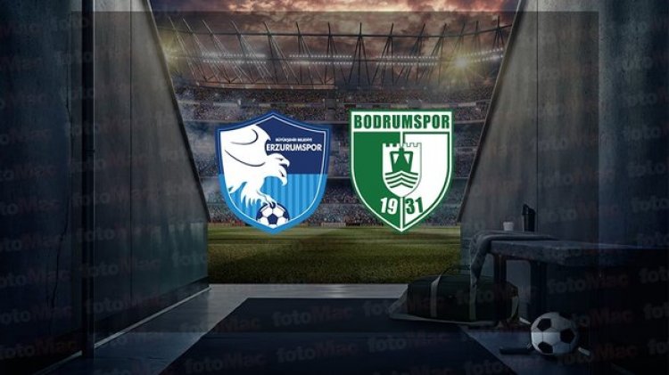 BB Erzurumspor - Bodrumspor maçı ne zaman, saat kaçta ve hangi kanalda canlı yayınlanacak? | TFF 1. Lig