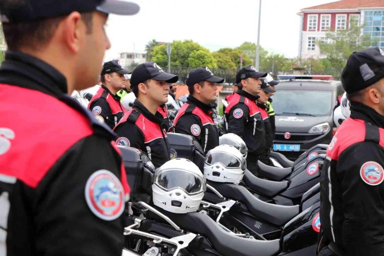 Samsun haberi: Samsun polisine 5 yeni motosiklet takviyesi
