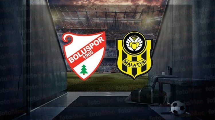 Boluspor - Yeni Malatyaspor maçı ne zaman, saat kaçta ve hangi kanalda canlı yayınlanacak? | TFF 1. Lig