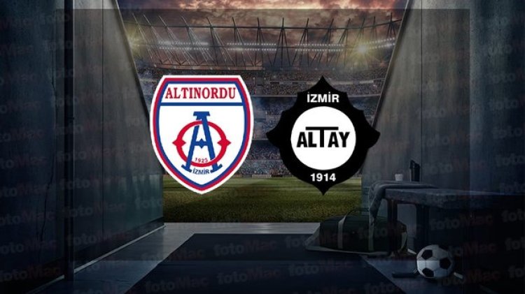 Altınordu - Altay maçı ne zaman, saat kaçta ve hangi kanalda canlı yayınlanacak? | TFF 1. Lig