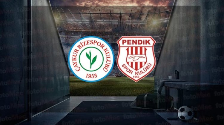 Rizespor - Pendikspor maçı ne zaman, saat kaçta ve hangi kanalda canlı yayınlanacak? | TFF 1. Lig
