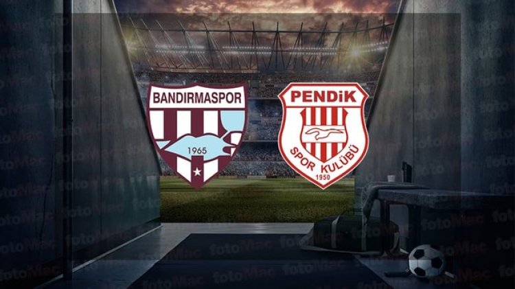 Bandırmaspor - Pendikspor maçı ne zaman, saat kaçta ve hangi kanalda canlı yayınlanacak? | TFF 1. Lig